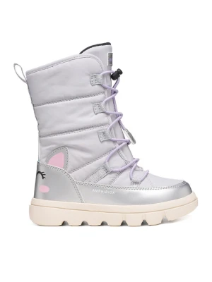 Śniegowce Geox J Willaboom Girl B Abx J66HWA 0FUNF C1239 D Szary jasny