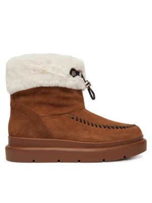 Śniegowce Guess FLFKEN LEA10 Brązowy jasny