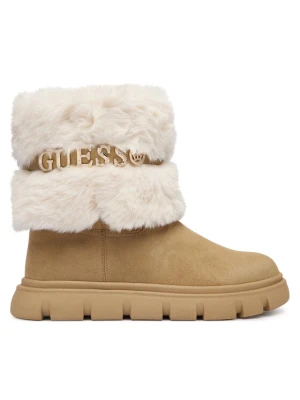 Śniegowce Guess FLFMEL ELE10 Beżowy