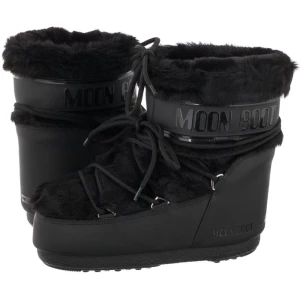 Śniegowce Icon Low Faux Fur Black 1409390 N001 (MB57-a) Moon Boot