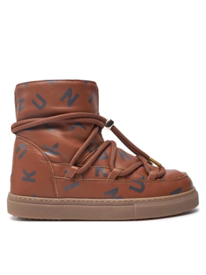 Śniegowce Inuikii Full Leather Print 65202-088 Brązowy