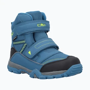 Śniegowce juniorskie CMP Pyry Snowboots petrol / yellow fluo