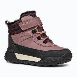 Śniegowce juniorskie Geox Trekkyup ABX dark pink