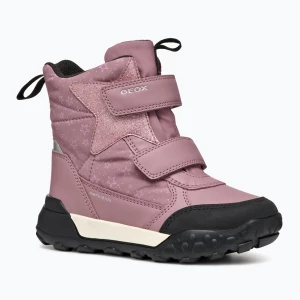 Śniegowce juniorskie Geox Trekkyup ABX dark pink