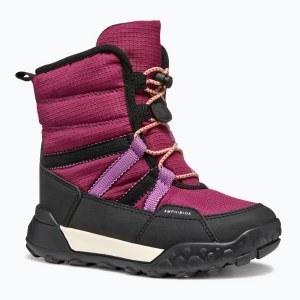 Śniegowce juniorskie Geox Trekkyup ABX dark raspberry/black