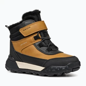 Śniegowce juniorskie Geox Trekkyup ABX dark yellow/black