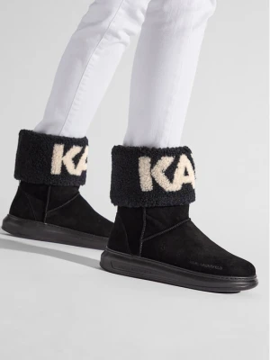 Śniegowce KARL LAGERFELD KL44552 Czarny
