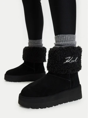 Śniegowce KARL LAGERFELD KL48653 Czarny