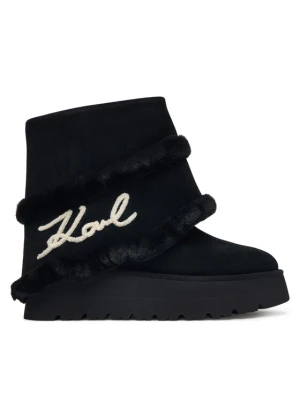 Śniegowce KARL LAGERFELD Skylar KL48652 Czarny