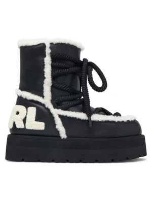 Śniegowce KARL LAGERFELD Skylar Ski KL49676 Czarny