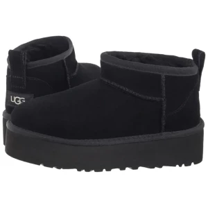 Śniegowce Kids Classic Ultra Mini Platform 1157791K BLK (UA115-b) UGG