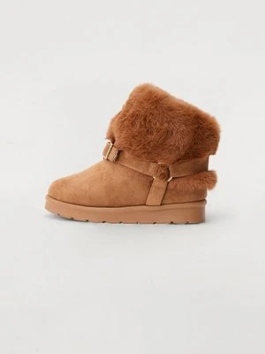 Śniegowce LOVE MOSCHINO brązowy
