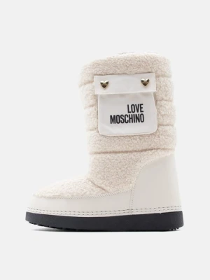 Śniegowce LOVE MOSCHINO biały