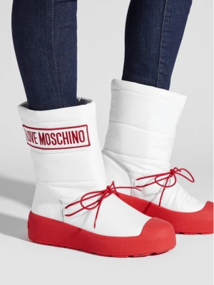 Śniegowce LOVE MOSCHINO JA15855H0HIN010B Biały