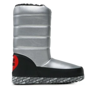 Śniegowce LOVE MOSCHINO JA24162G1HIT590B Srebrny