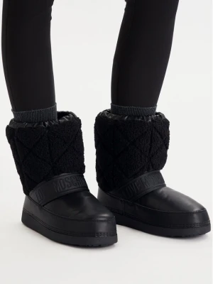Śniegowce LOVE MOSCHINO JA24422G0NISJ00Bcz Czarny