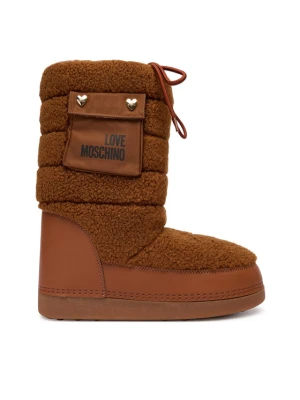 Śniegowce LOVE MOSCHINO JA24452G0NISM21A Brązowy