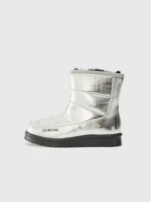 Śniegowce LOVE MOSCHINO srebrny