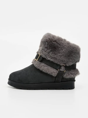 Śniegowce LOVE MOSCHINO zielony