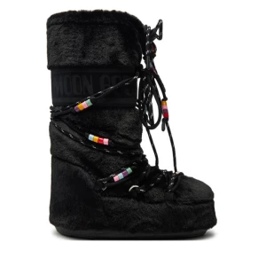 Śniegowce Moon Boot Icon Faux Fur BEADS80D1408990 Czarny