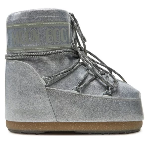 Śniegowce Moon Boot Icon Low Glitter 80D1409440 Srebrny