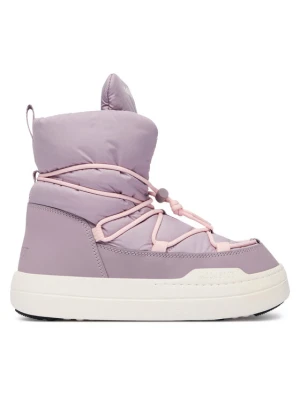 Śniegowce Moon Boot Jr Park lace Mid 80D3440070 D Różowy