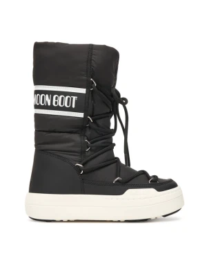 Śniegowce Moon Boot Jr Park Tube Lace wp 80D3440130 D Czarny