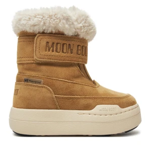 Śniegowce Moon Boot Junior Park Dtrap Boot Suede 80D3440040 Brązowy