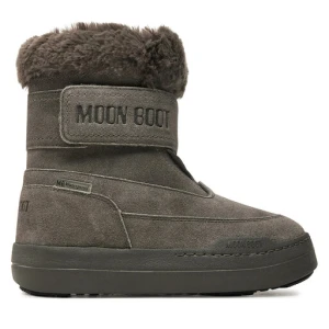 Śniegowce Moon Boot Junior Park Dtrap Boot Suede 80D3440040 Szary