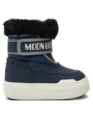 Śniegowce Moon Boot Junior Park Strap 80D3440030 Granatowy