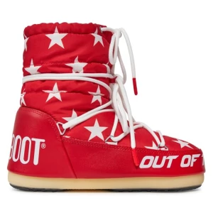 Śniegowce Moon Boot Light Low Stars 14601700002 Red / White 002