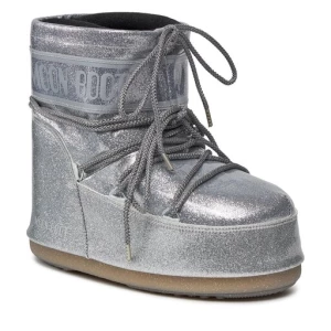 Śniegowce Moon Boot Low Glitter 14094400002 Silver 002