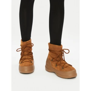 Śniegowce Moon Boot Luna Boot Suede 80D2480030 Brązowy