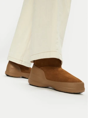 Śniegowce Moon Boot Luna Low Suede Boot 80D2480040 Brązowy
