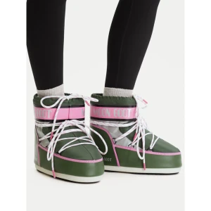 Śniegowce Moon Boot Mb Icon Low Space Racing 80D1409650 Szary
