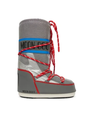 Śniegowce Moon Boot Mb Icon Space Racing 80D1403030 Szary