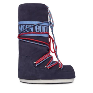 Śniegowce Moon Boot Mb Icon Suede Laces 80D1403050 Granatowy