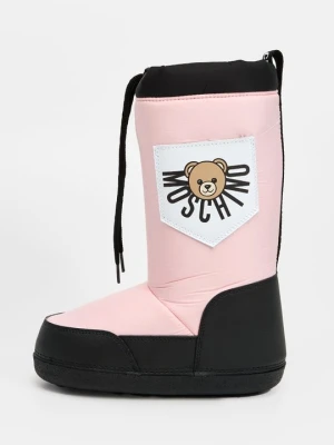 Śniegowce MOSCHINO jasnoróżowy