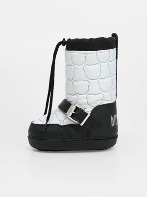 Śniegowce MOSCHINO mleczny