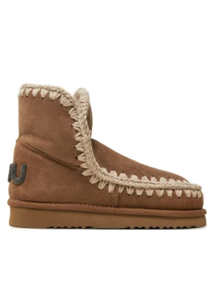 Śniegowce Mou Eskimo 18 Glitter Logo FW101050A Brązowy