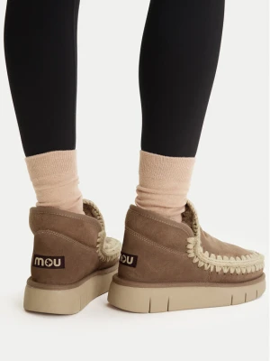 Śniegowce Mou Eskimo Bounce Sneaker FW531009A Brązowy