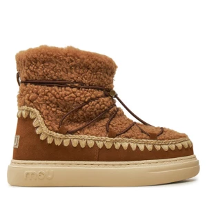 Śniegowce Mou Eskimo Sneaker Bold Scoub Lace FW411012A Brązowy