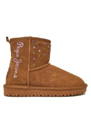 Śniegowce Pepe Jeans Diss Studs G PGS500006 Brązowy
