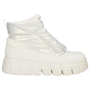 Białe śniegowce relaks z perlowym polyskiem r 64014-19