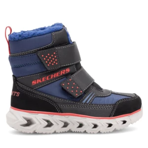 Śniegowce Skechers 90588L/NVBK Granatowy