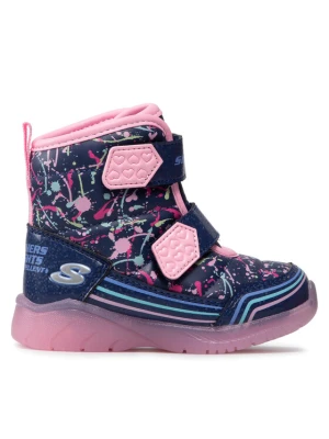 Śniegowce Skechers Power Paint 302653N / NVMT Granatowy
