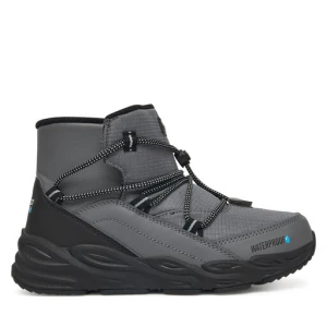 Śniegowce Skechers Turbo Tread 406385L CCBK Szary