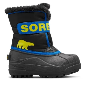 Śniegowce Sorel Childrens Snow Commander™ BootNC5190-001 Czarny