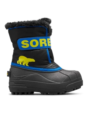 Śniegowce Sorel Childrens Snow Commander™ BootNC5190-001 Czarny