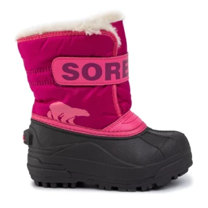 Śniegowce Sorel Childrens Snow Commander NC1960 Różowy